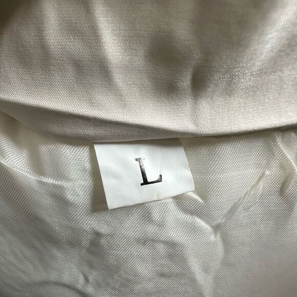 Fashion Cream Puffer Vest Size Large - Picture 3 of 9